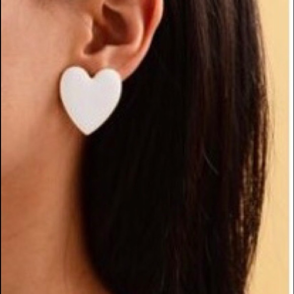 Valentine’s Day Heart Stud Earrings | Boutique | NWT - Picture 9 of 9